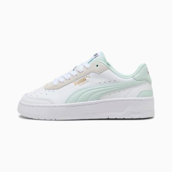 CA Match Court Sneakers Women in White/Peaceful Blue, Size 8.5 by PUMA