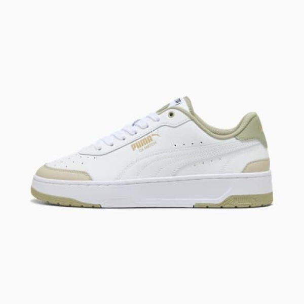 CA Match Sneakers Unisex in White/Lux Army, Size 6.5 by PUMA