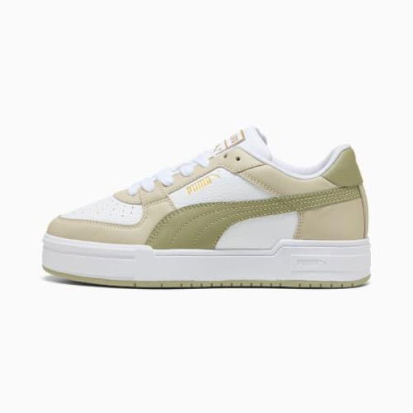 CA Pro Classic II Unisex Sneakers in White/Desert Dust, Size 4.5 by PUMA