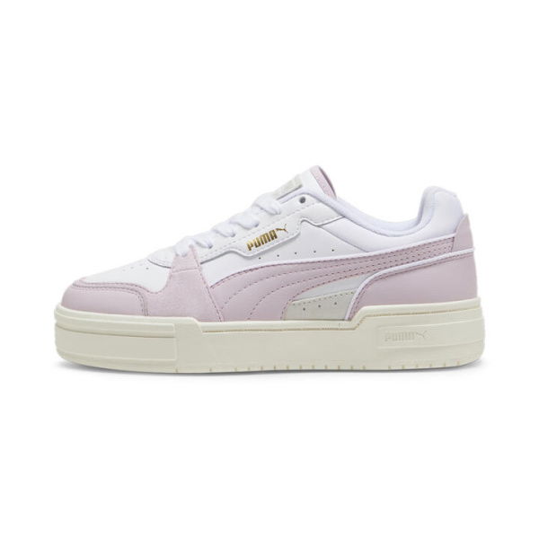 CA Pro Lux III Sneakers in White/Grape Mist/Warm White, Size 4.5, Textile by PUMA