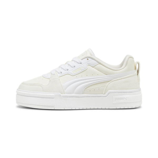 CA Pro Lux III Winter Volume Women's Sneakers in Warm White/White, Size 6.5 by PUMA Shoes