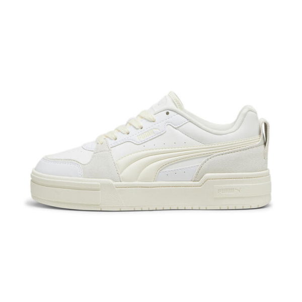 CA Pro Lux III Winter Volume Women's Sneakers in White/Warm White, Size 5.5 by PUMA Shoes