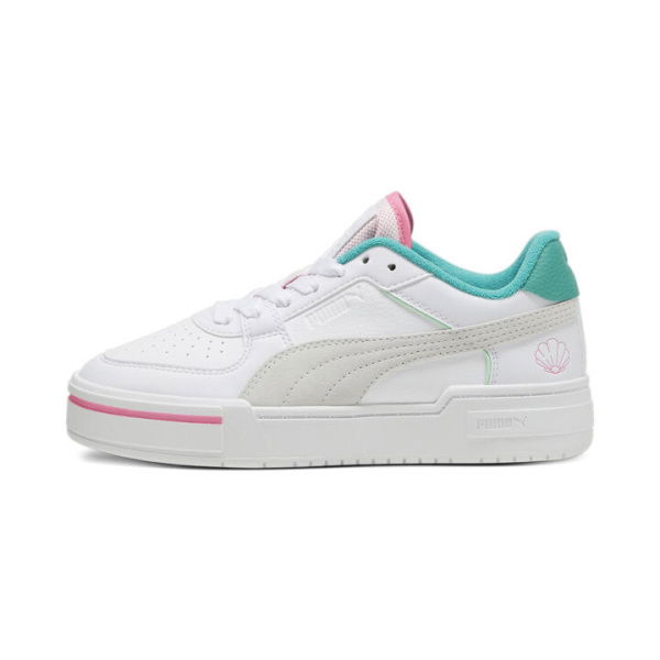 CA Pro Retro Resort Women's Sneakers in White/Sparkling Green/Fast Pink, Size 8.5 by PUMA Shoes