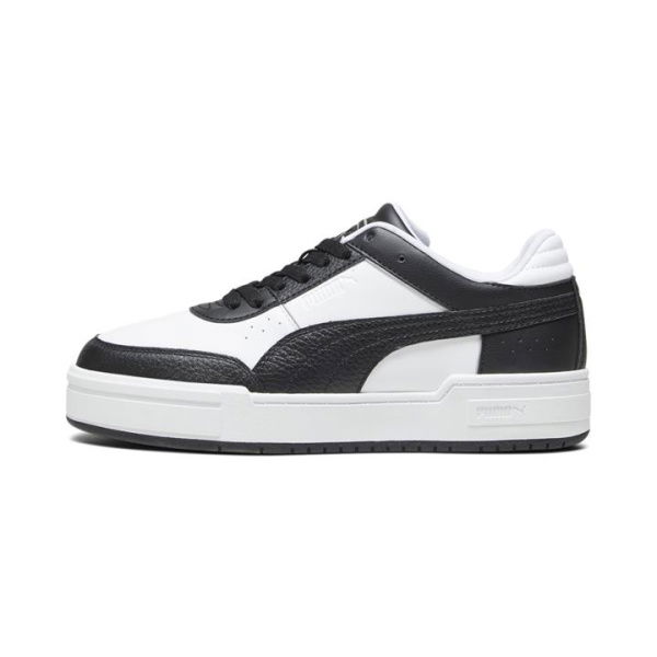 CA Pro Sport Unisex Sneakers in White/Black/Concrete Gray, Size 10.5, Textile by PUMA