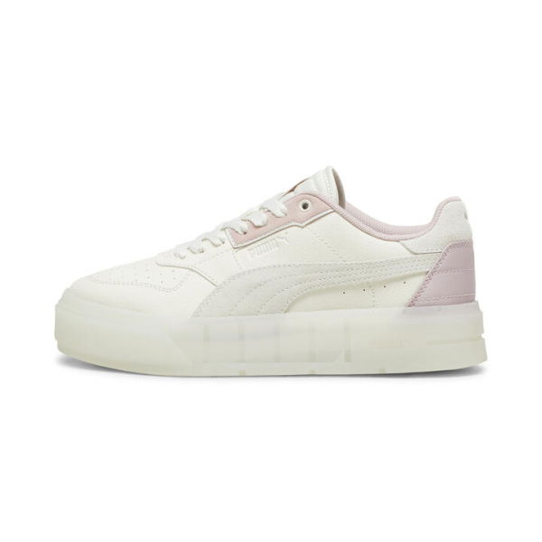 Cali Court Alaska Women's Sneakers in Warm White/Vapor Gray, Size 6.5, Textile by PUMA Shoes