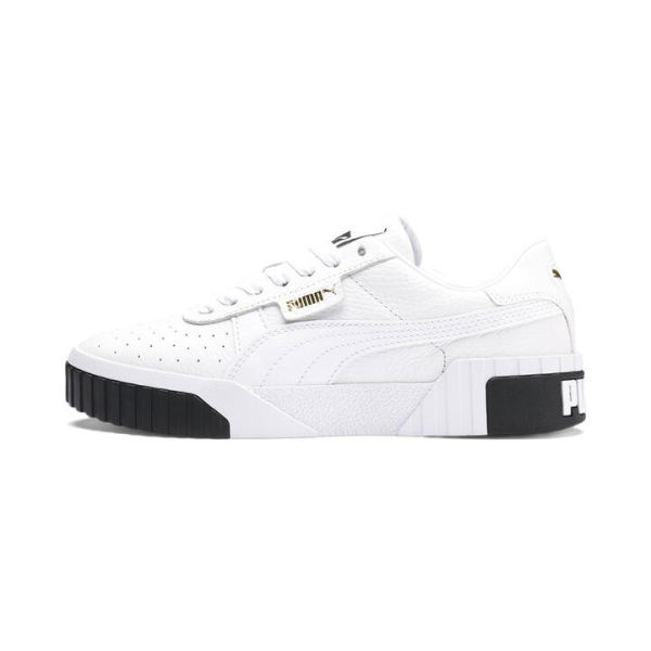 Cali Sneakers Women in White/Black, Size 6, Textile by PUMA