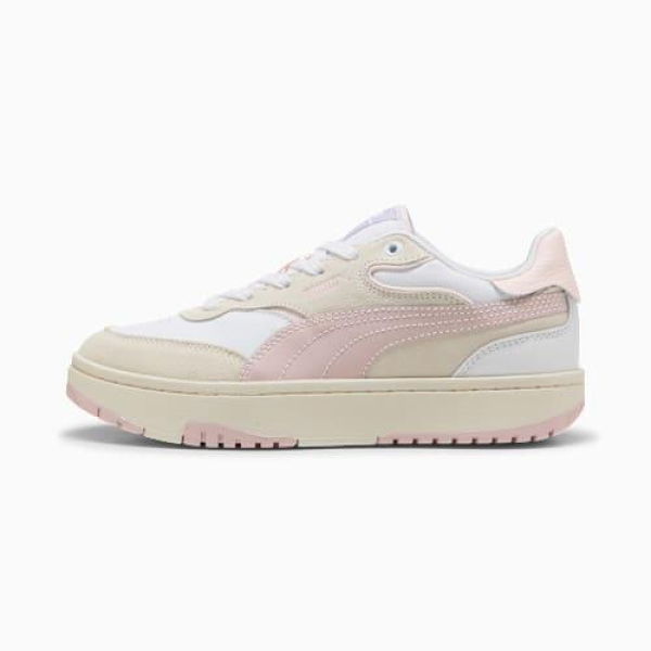 Cali Sylva Vintage Women's Sneakers in Mauve Mist/Alpine Snow, Size 7, Textile by PUMA