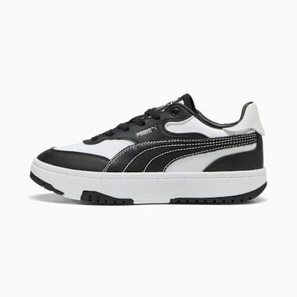 Cali Sylva Women's Sneakers in White/Black, Size 5.5, Textile by PUMA