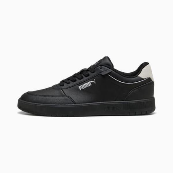 Canasta Sneakers Unisex in Black/Silver, Size 10.5, Textile by PUMA