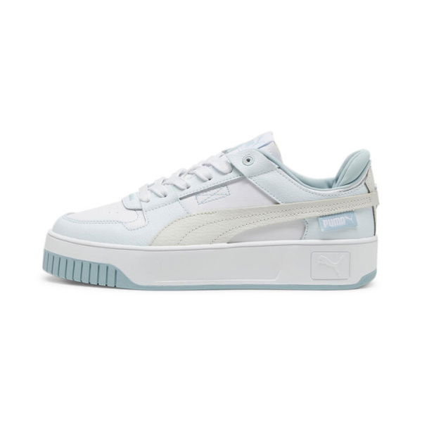 Carina Street VTG Women's Sneakers in White/Feather Gray/Dewdrop, Size 5.5, Textile by PUMA Shoes