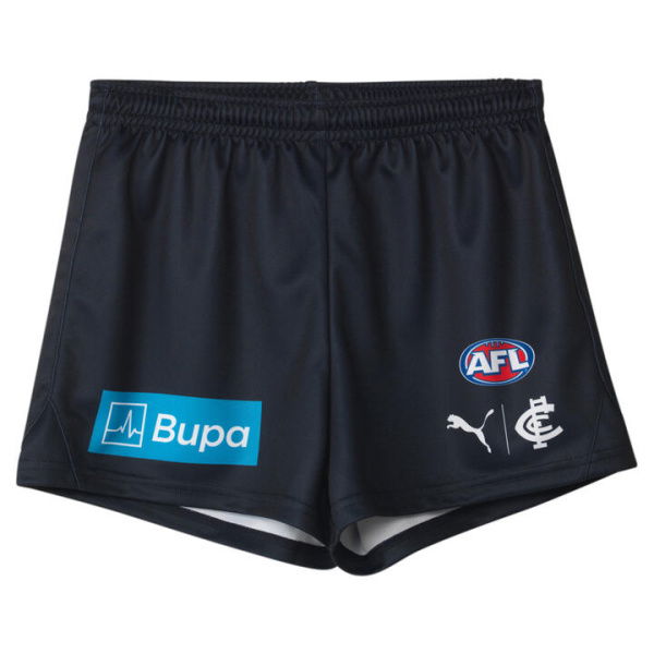 Carlton Football Club 2024 Menâ€™s Replica HOME Shorts in Navy/White/Cfc, Size 2XL by PUMA