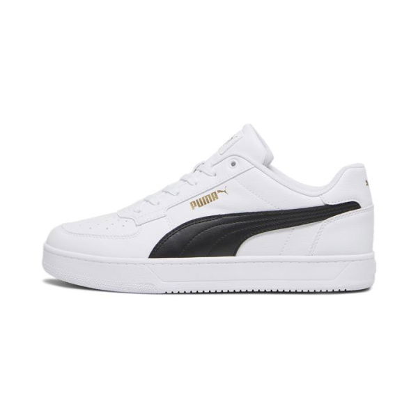 Caven 2.0 Sneakers in White/Black/Gold, Size 10 by PUMA Shoes