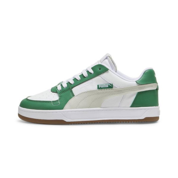 Caven 2.0 VTG Unisex Sneakers in White/Archive Green/Sedate Gray, Size 10.5, Rubber by PUMA Shoes