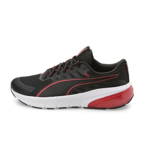Cell Glare Unisex Running Shoes in Black/For All Time Red, Size 10, Synthetic by PUMA Shoes