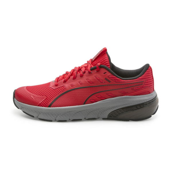 Cell Glare Unisex Running Shoes in For All Time Red/Black/Cool Dark Gray, Size 10, Synthetic by PUMA Shoes