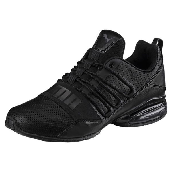 Cell Pro Limit Men's Running Shoes in Black/Dark Shadow, Size 9.5 by PUMA Shoes