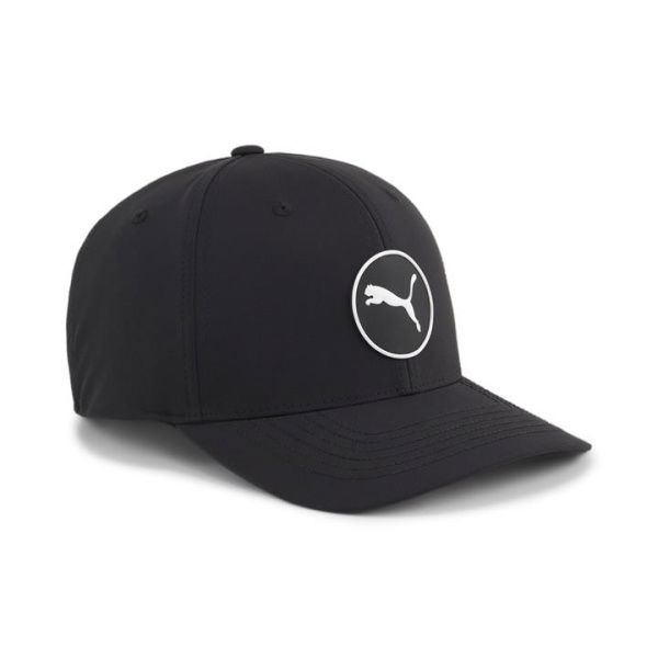 Circle Cat Tech Golf Cap in Black, Polyester by PUMA