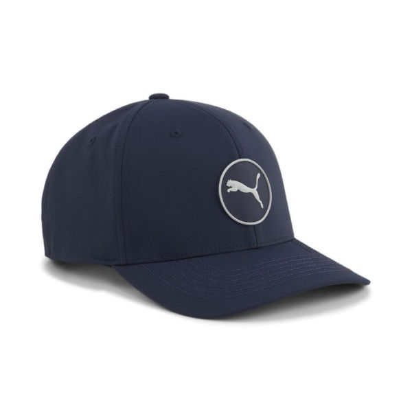 Circle Cat Tech Golf Cap in Deep Navy, Polyester by PUMA