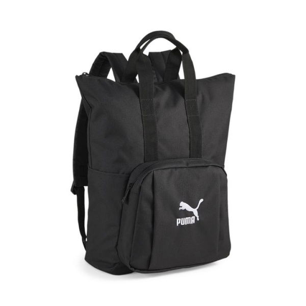 Classics Archive Tote Backpack in Black/White, Polyester by PUMA