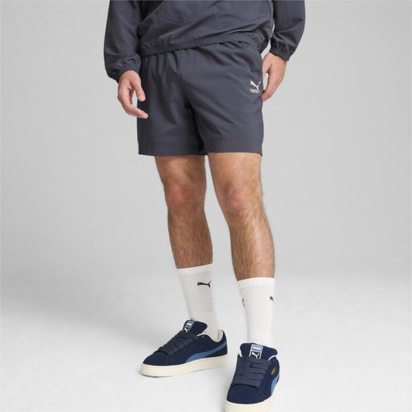CLASSICS Men's Shorts in Galactic Gray, Size XL, Polyester by PUMA