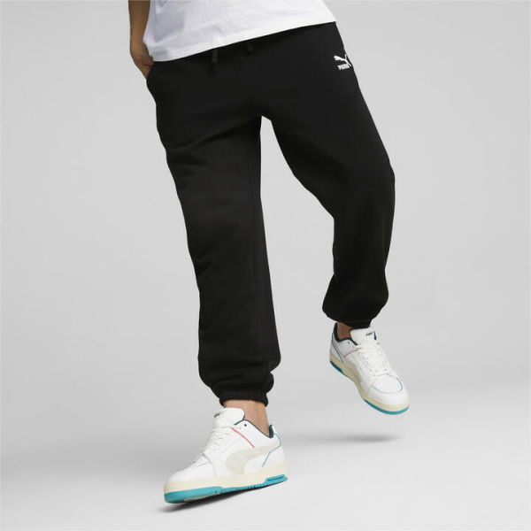 CLASSICS Men's Sweatpants in Black, Size Small, Cotton by PUMA