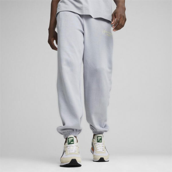 CLASSICS+ Men's Sweatpants in Gray Fog, Size XL, Cotton by PUMA