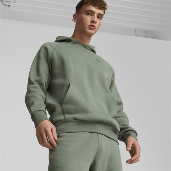 CLASSICS Unisex Hoodie in Eucalyptus, Size XL, Cotton/Polyester by PUMA