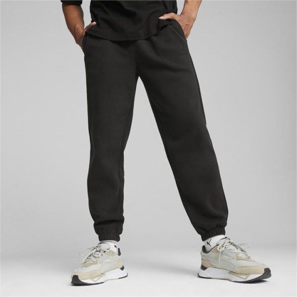 CLASSICS Unisex Sweatpants in Black, Size Small, Cotton/Polyester by PUMA