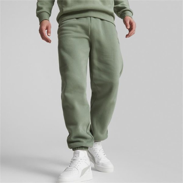 CLASSICS Unisex Sweatpants in Eucalyptus, Size Large, Cotton/Polyester by PUMA