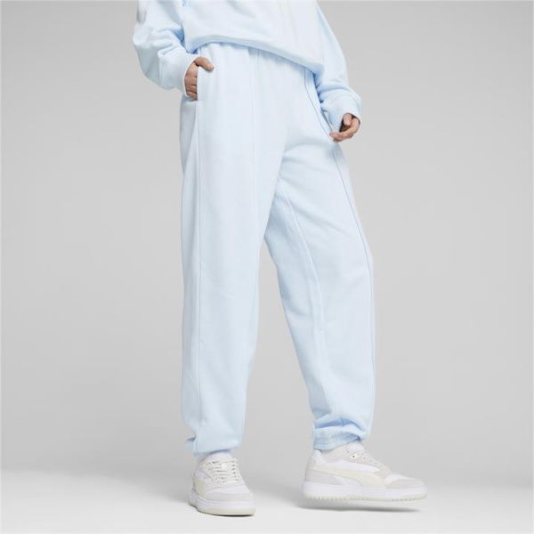 Classics Women's Sweatpants in Icy Blue, Size Large, Cotton by PUMA