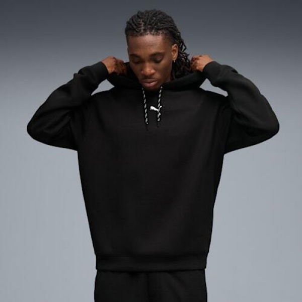 CLOUDSPUN Men's Hoodie in Black, Size Small, Polyester/Lyocell/Elastane by PUMA