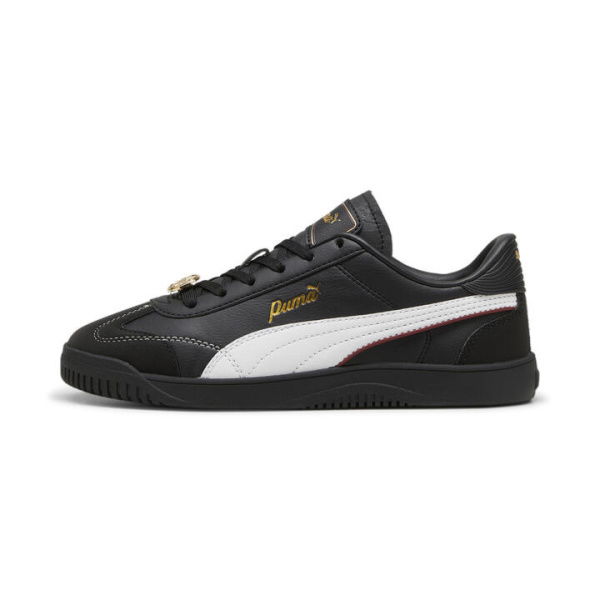 Club 5v5 Class Act Women's Sneakers in Black/White/Gold, Size 7, Textile by PUMA Shoes