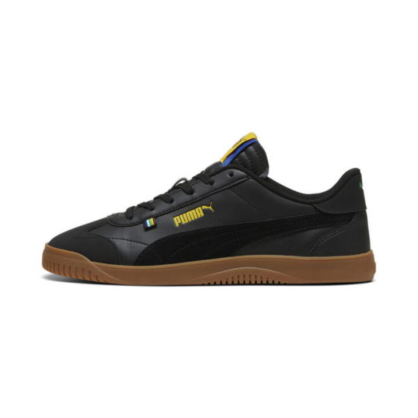 Club 5v5 Football24 Unisex Sneakers in Black/Yellow Sizzle, Size 5.5, Textile by PUMA Shoes