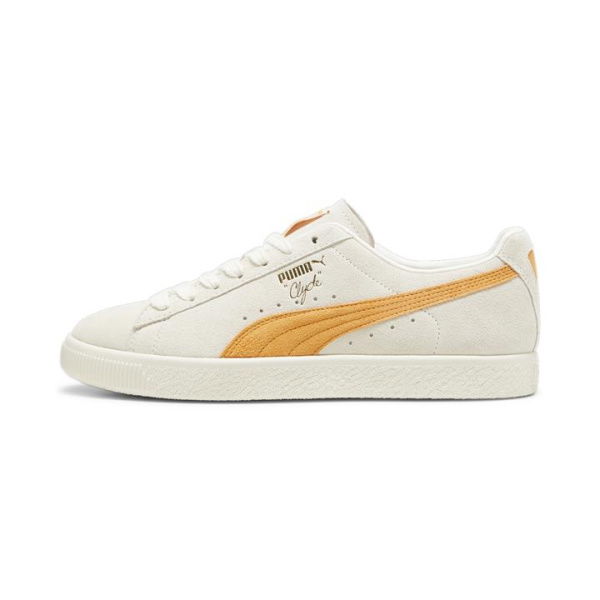 Clyde OG Sneakers in Frosted Ivory/Clementine, Size 11.5, Synthetic by PUMA