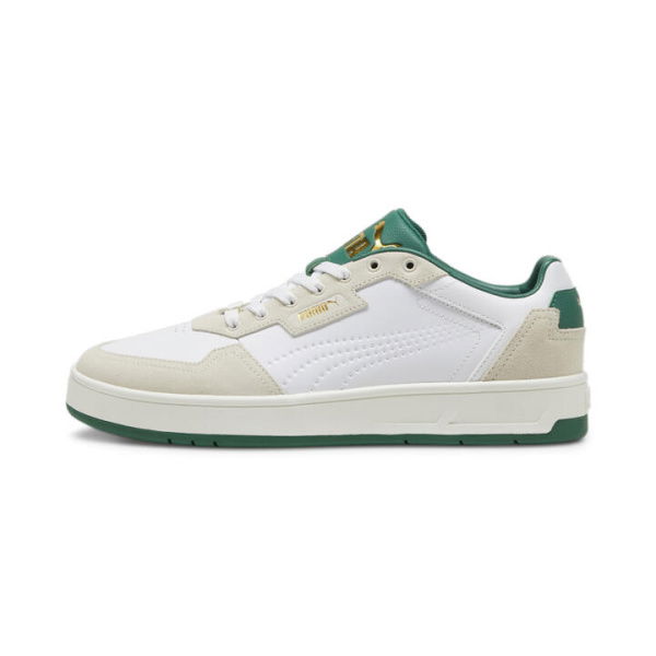 Court Classic Lux SD Unisex Sneakers in White/Alpine Snow/Vine, Size 6.5, Textile by PUMA