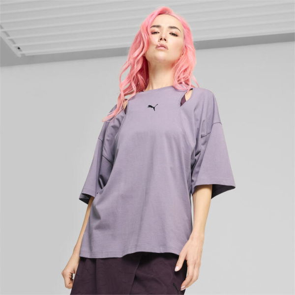 DARE TO Women's Oversized Cut-Out T