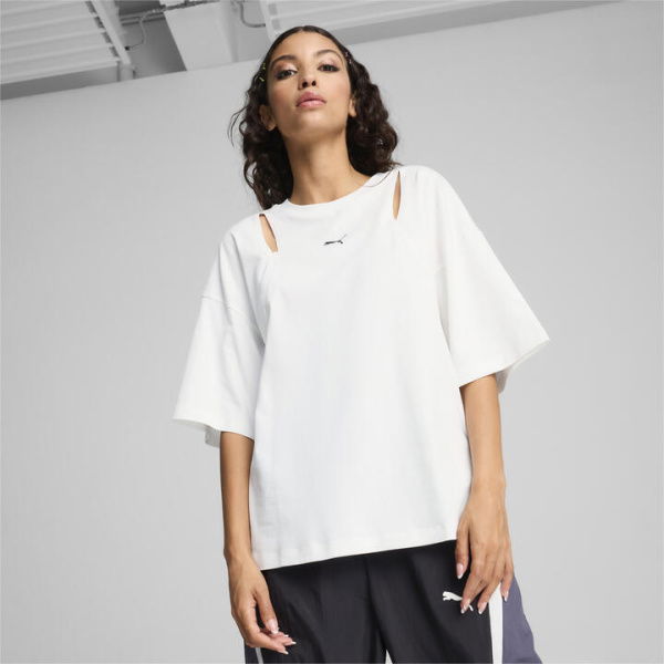 DARE TO Women's Oversized Cut-Out T