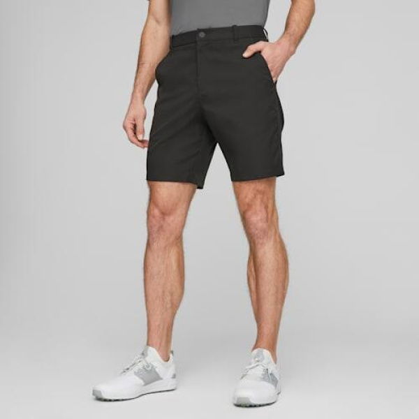 Dealer Men's 8 Golf Shorts in Black, Size 32, Polyester by PUMA