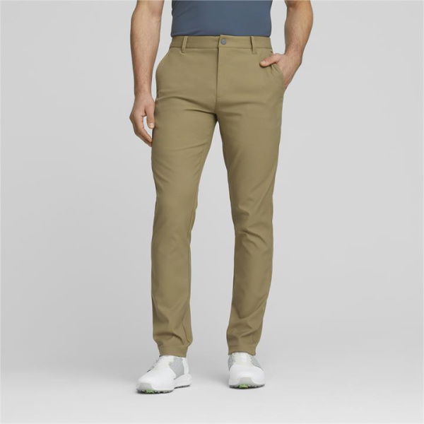 Dealer Men's Tailored Golf Pants in Coconut Crush, Size 32/32, Polyester by PUMA