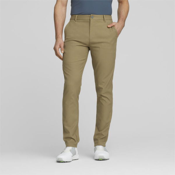 Dealer Men's Tailored Golf Pants in Coconut Crush, Size 34/32, Polyester by PUMA