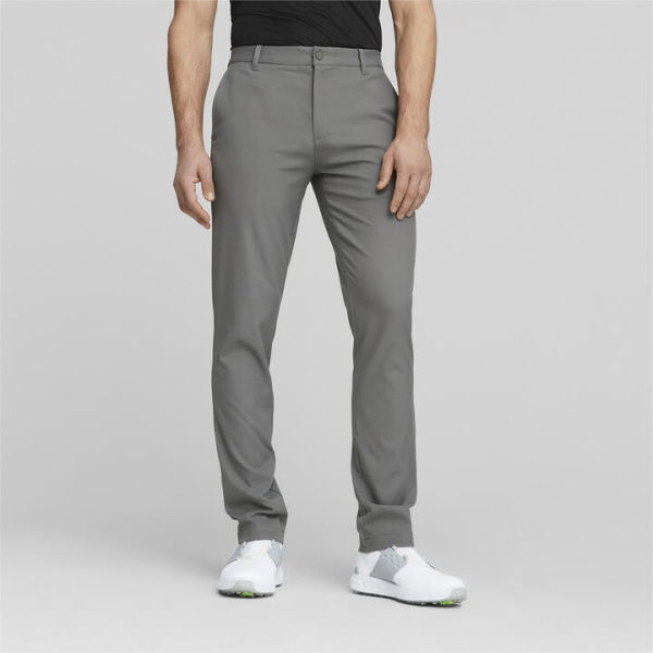 Dealer Men's Tailored Golf Pants in Slate Sky, Size 32/32, Polyester by PUMA