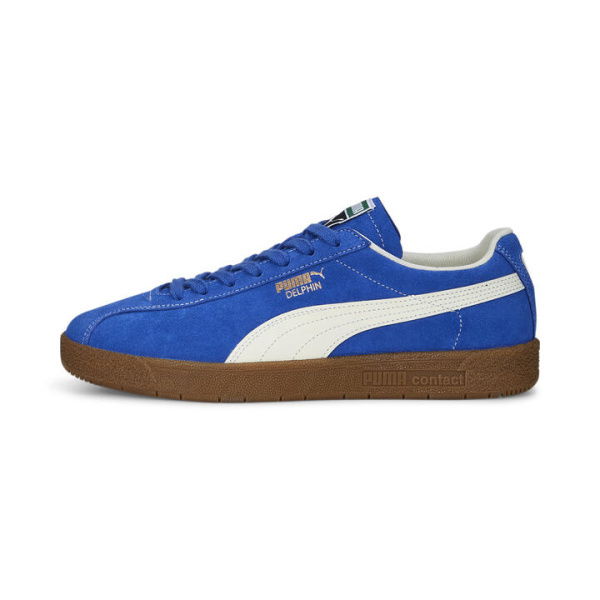 Delphin Unisex Sneakers in Royal Sapphire/Pristine, Size 10, Textile by PUMA Shoes