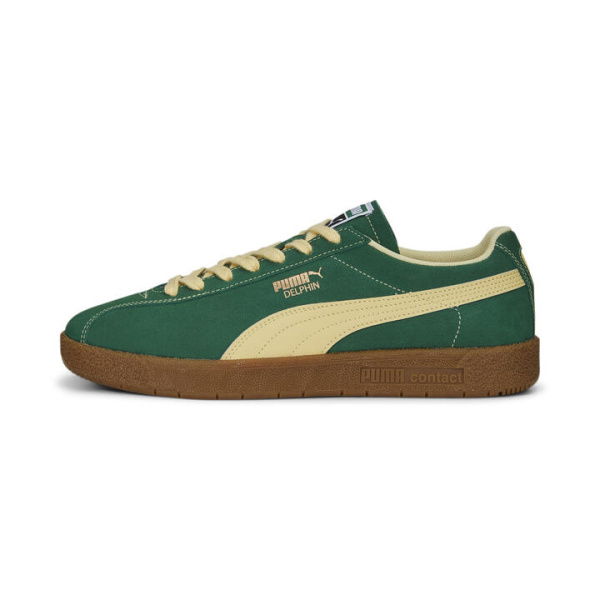 Delphin Unisex Sneakers in Vine/Light Straw, Size 10, Textile by PUMA Shoes