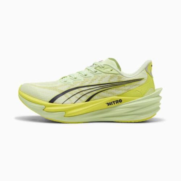 Deviate NITROâ„¢ 4 Running Shoes Women in Apple Spritz/Lux Lime, Size 8.5, Synthetic by PUMA Shoes