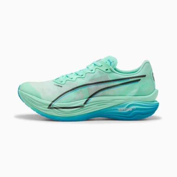 Deviate NITROâ„¢ Elite 3 Men's Running Shoes in Mint Melt/Speed Blue, Size 8 by PUMA Shoes