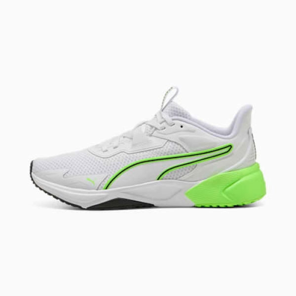 Disperse XT 4 Training Shoes in White/Black/Green Glare, Size 10, Synthetic by PUMA Shoes