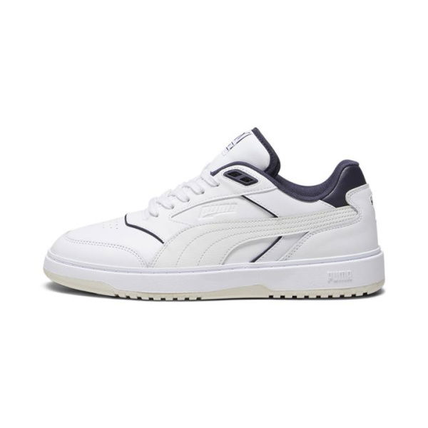 Doublecourt Unisex Sneakers in White/New Navy, Size 10, Synthetic by PUMA Shoes