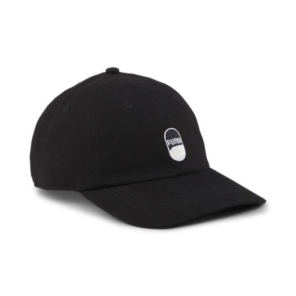 Downtown Unisex Low Curve Cap in Black, Cotton by PUMA