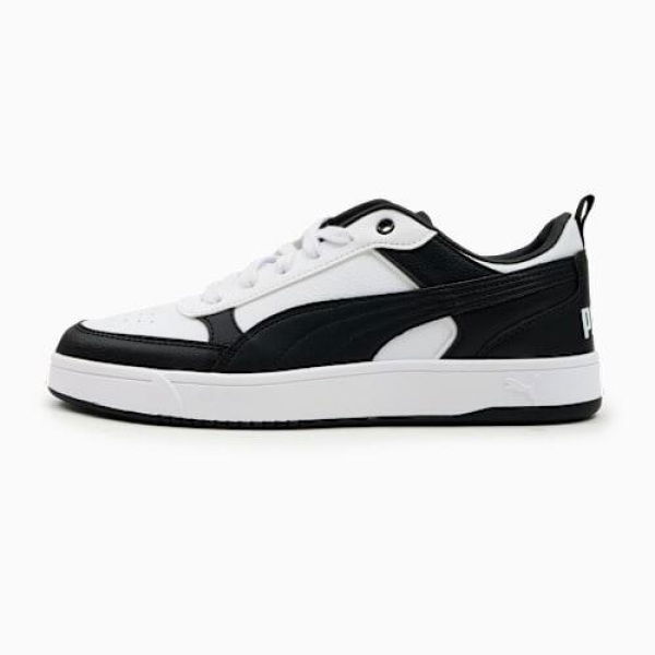 Dribble Unisex Sneakers in White/Black, Size 8 by PUMA Shoes