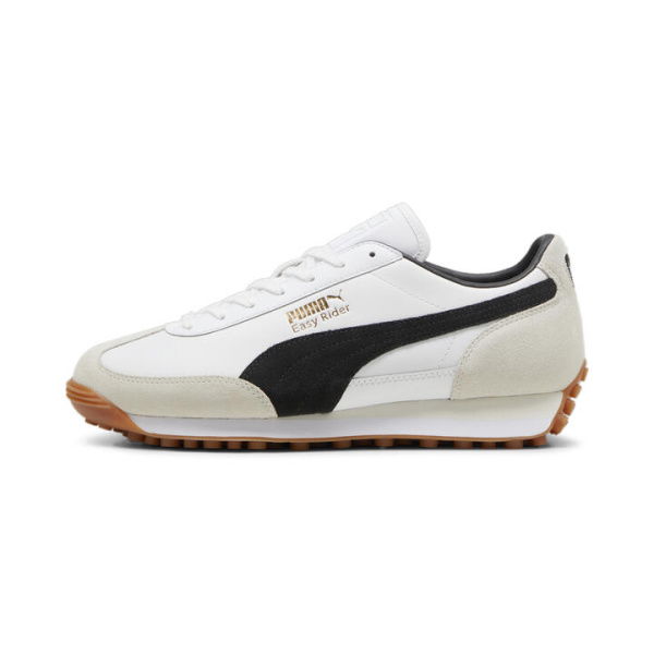 Easy Rider Mix Sneakers Unisex in White/Black, Size 4 by PUMA